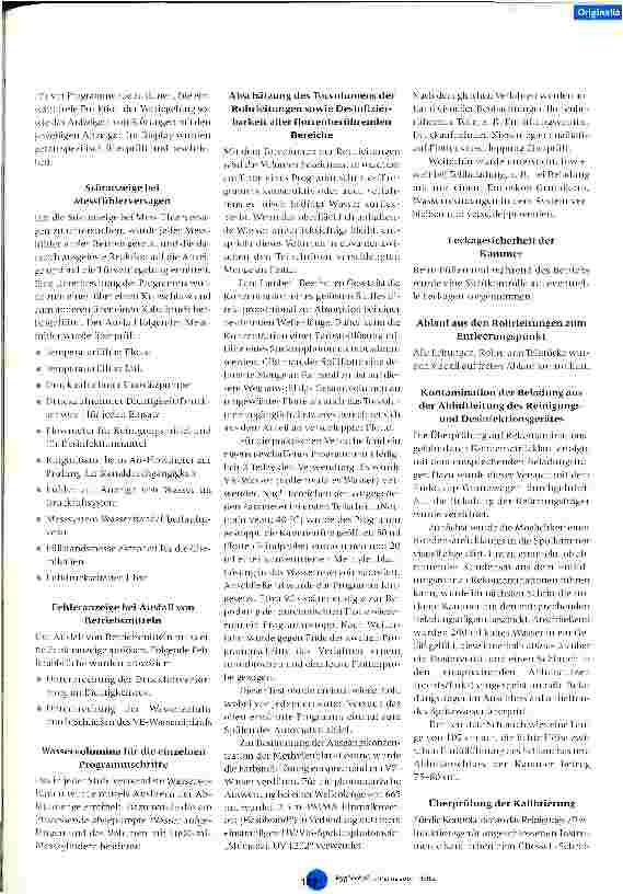 Vorschauseite 3: Evaluierung und Erweiterung der Typprüfung für Maschinen zur Aufbereitung von flexiblen Endoskopen