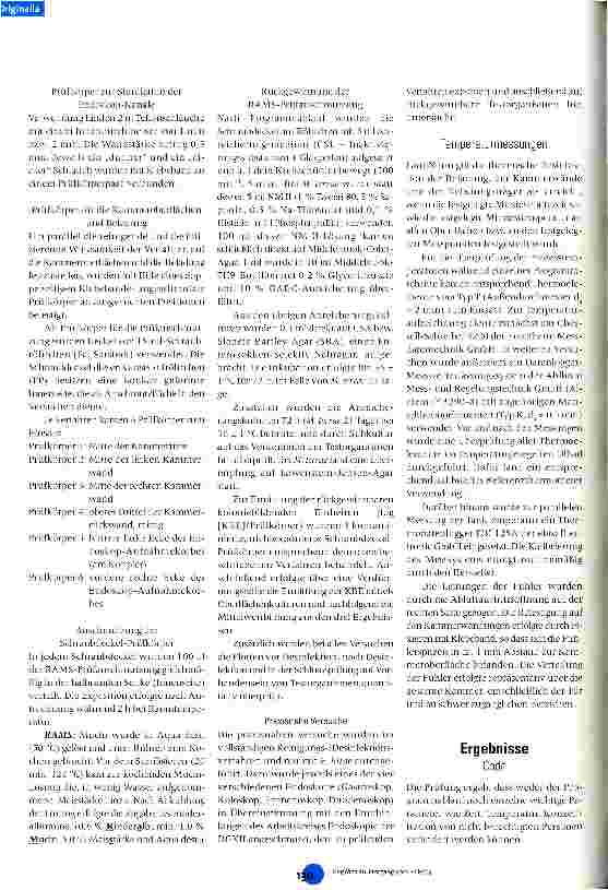 Vorschauseite 6: Evaluierung und Erweiterung der Typprüfung für Maschinen zur Aufbereitung von flexiblen Endoskopen