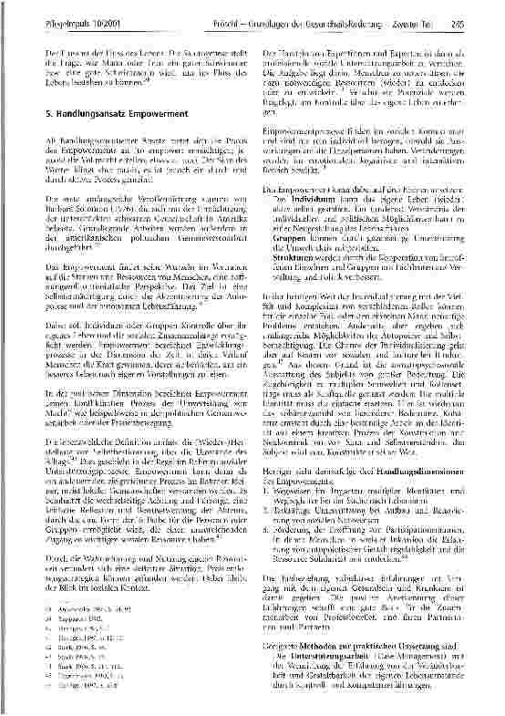 Vorschauseite 5: Grundlagen der Gesundheitsförderung - Zweiter Teil