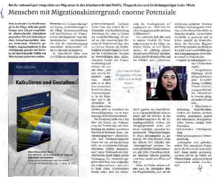 Vorschauseite 1: Menschen mit Migrationshintergrund: enorme Potenziale