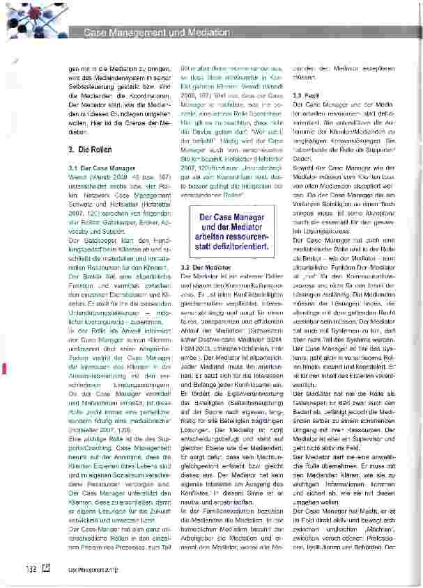 Vorschauseite 3: Case Management und Mediation