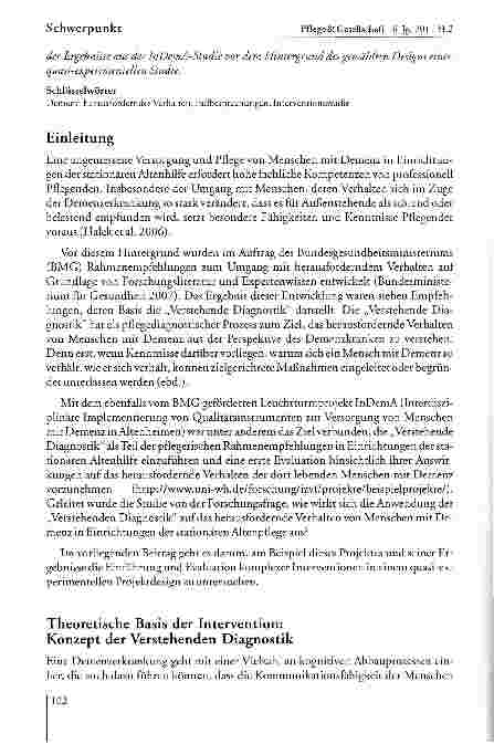 Vorschauseite 2: Einführung und Evaluation der „Verstehenden Diagnostik am Beispiel des Leuchtturmprojektes InDemA