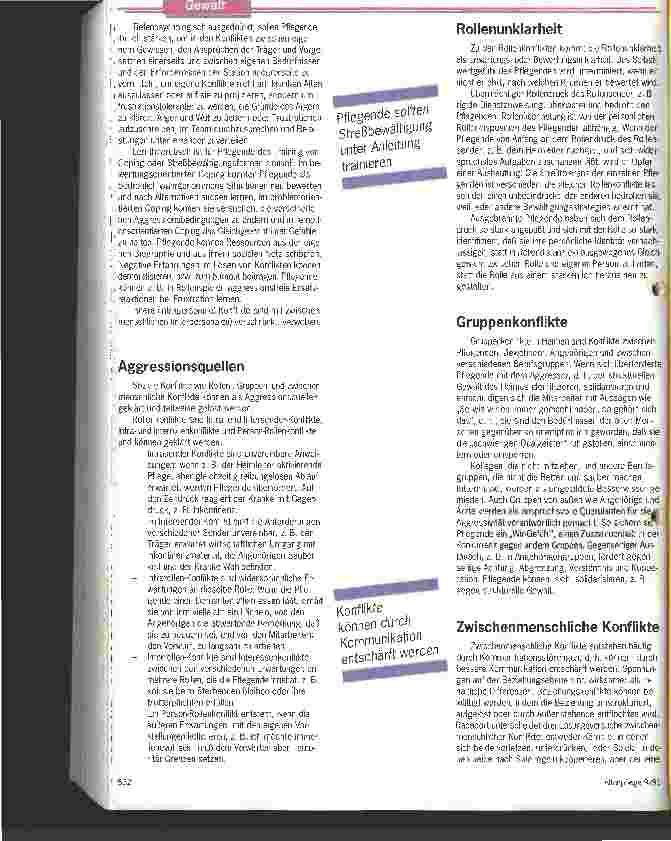 Vorschauseite 4: Geklärte Bedingungen mindern Gewalt Über den konstruktiven Umgang mit der Aggression in der Altenpflege
