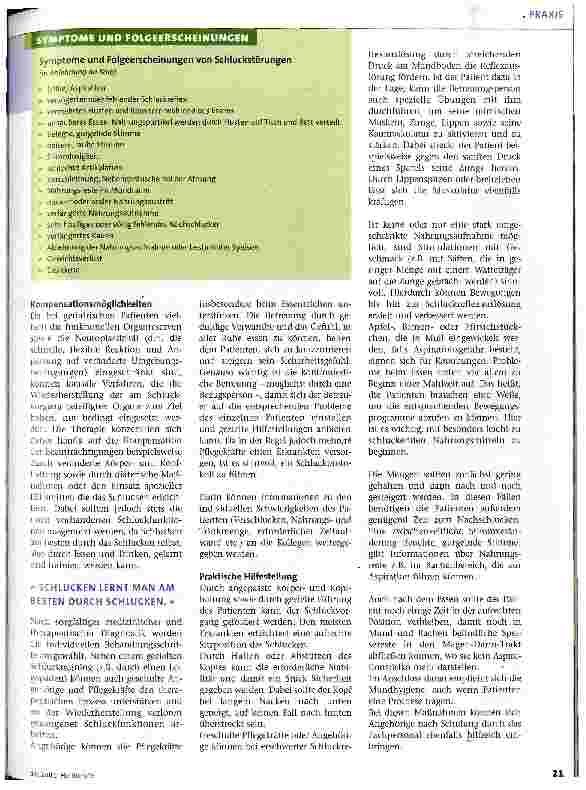 Vorschauseite 2: Therapie von Schluckstörungen