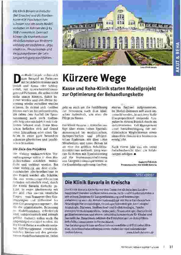 Vorschauseite 1: Kürzere Wege