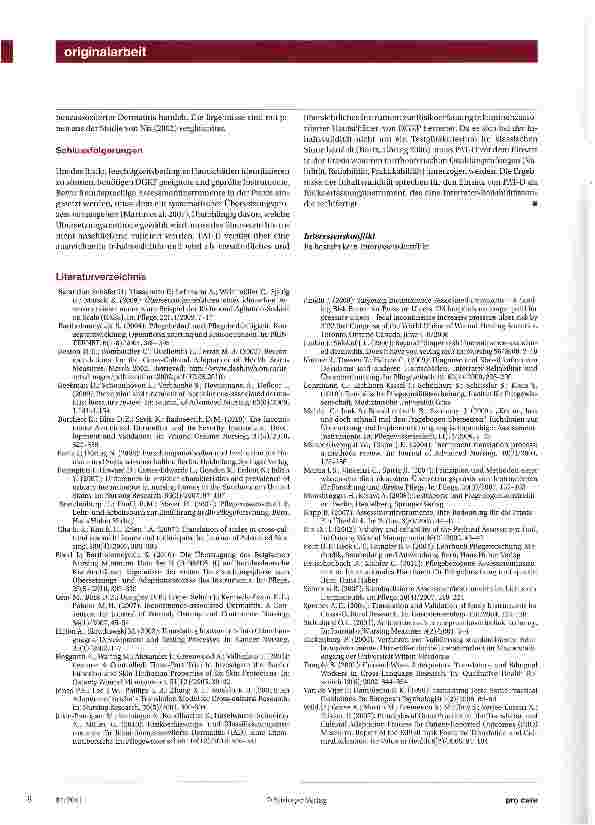 Vorschauseite 6: Übersetzung, Anpassung und Prüfung der Inhaltsvalidität des Instruments „Perineales Assessment Tool (PAT)