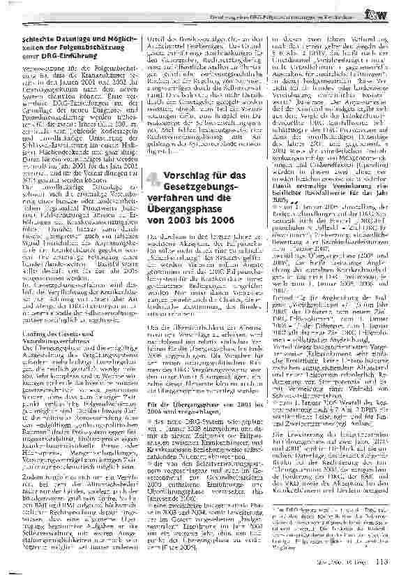 Vorschauseite 2: Einführung eines DRG-Fallpauschalensystems im KrankenhausAuszüge aus dem Positionspapier des Bundesministeriums für Gesundheit vom 4.März 2001