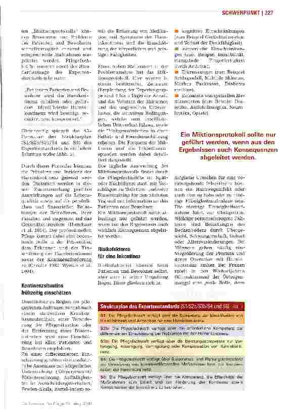 Vorschauseite 4: Patentiertes FormularKontinenzsituation richtig einschätzen