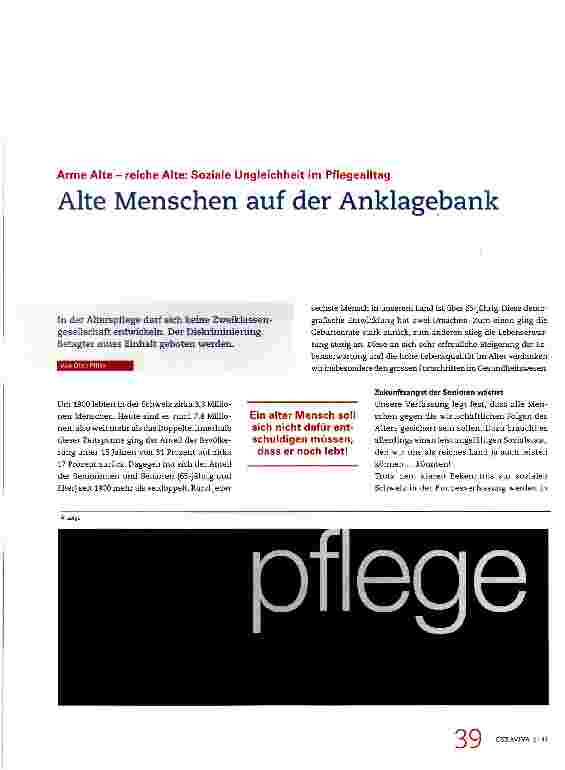 Vorschauseite 1: Alte Menschen auf der Anklagebank