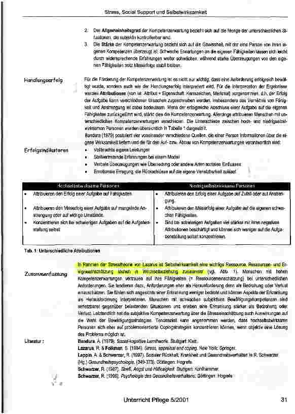Vorschauseite 5: Umgang mit Krankheit und Behinderungtheoretische Grundlagen von Stress, Social Support und Selbstwirksamkeit