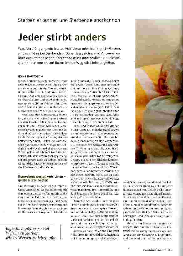 Vorschauseite 1: Jeder stirbt anders