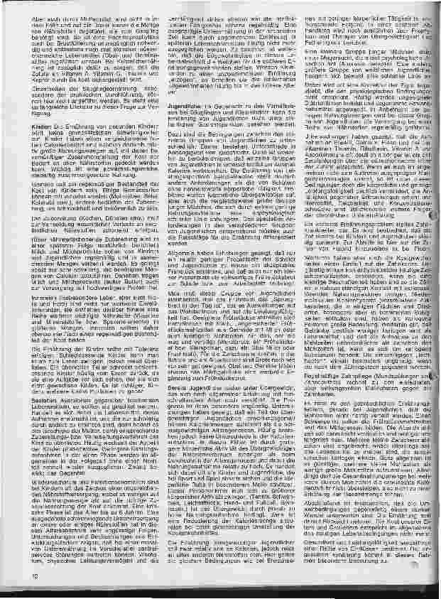 Vorschauseite 3: Grundzüge der Ernährung des gesunden Menschen 44. Folge: Ernährung während des Wachstums (Fortsetzung)