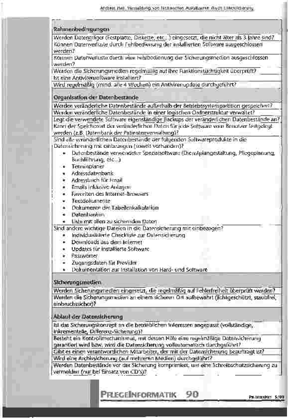 Vorschauseite 5: Vermeidung von technischen Ausfallzeiten durch Datensicherung Das Datensicherungskonzept (Teil 1)