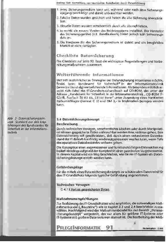 Vorschauseite 6: Vermeidung von technischen Ausfallzeiten durch Datensicherung Das Datensicherungskonzept (Teil 1)