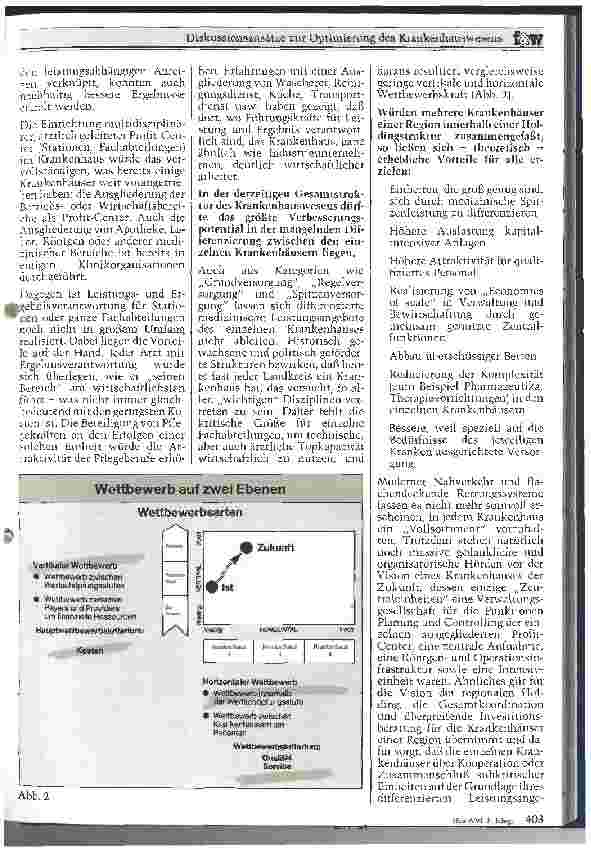 Vorschauseite 4: Diskussionsansätze zur Optimierung des Krankenhauswesens Erfahrungen aus der internationalen Health-Care-Praxis