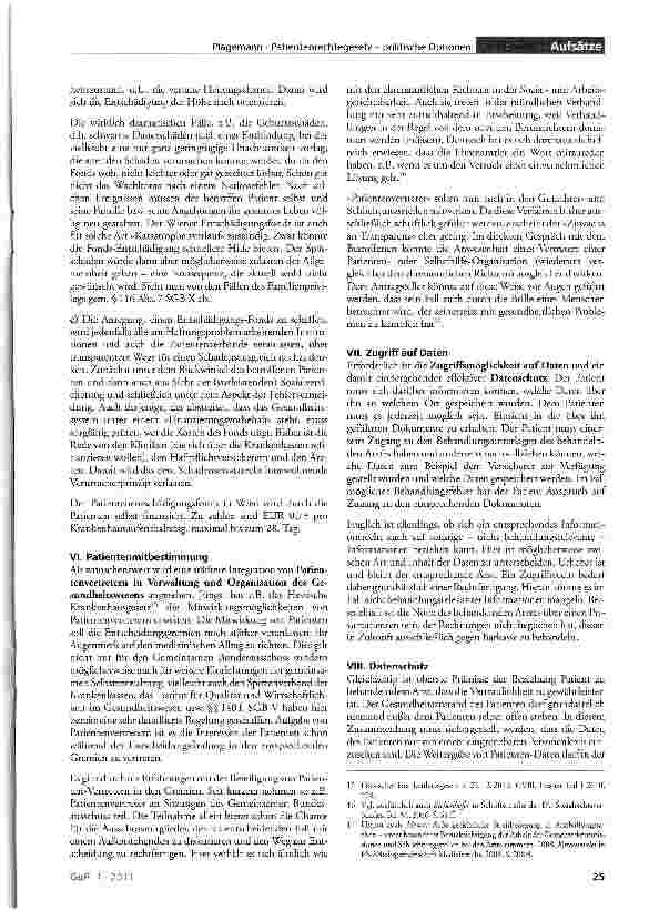 Vorschauseite 4: Patientenrechtegesetz - politische Optionen