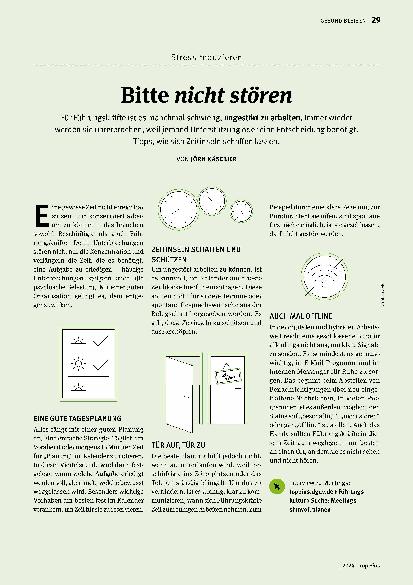 Vorschauseite 1: Bitte nicht stören.