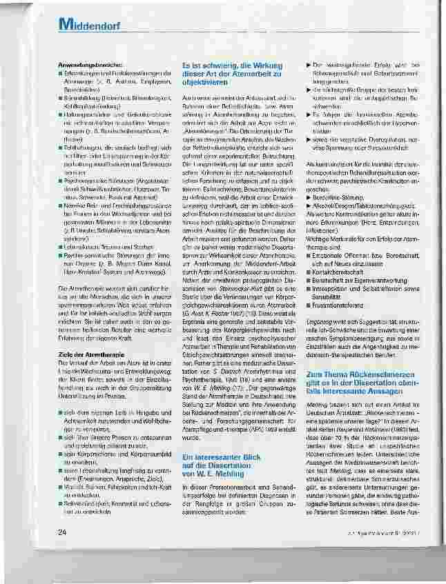 Vorschauseite 6: Der Erfahrbare Atem - Psychophysische Atemtherapie nach Prof. Ilse Middendorf