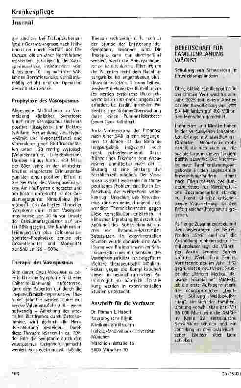Vorschauseite 5: Subarachnoidalblutung - Pathophysiologie, Symptome und Therapie