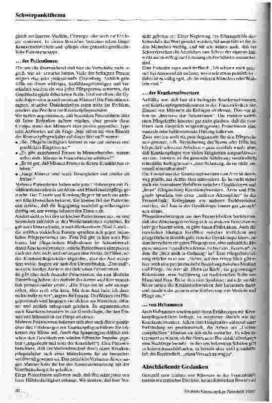 Vorschauseite 2: Krankenpflegeschüler in der Gynäkologie