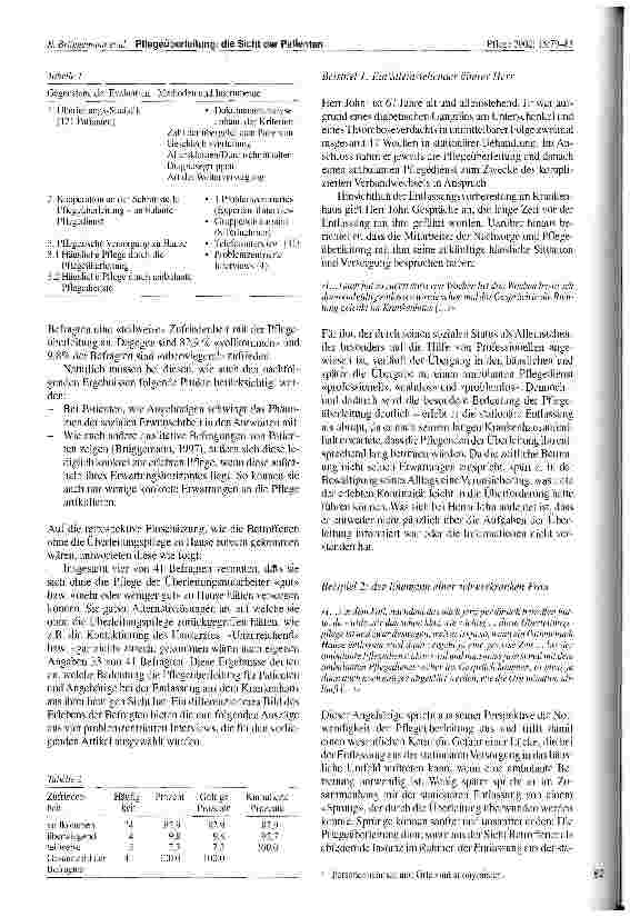 Vorschauseite 4: Pflegeüberleitung: die Sicht der Patienten und notwendige Konsequenzen für die Organisation Krankenhaus