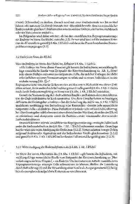 Vorschauseite 6: Totipotenz im Spannungsfeld von Biologie, Ethik und Recht