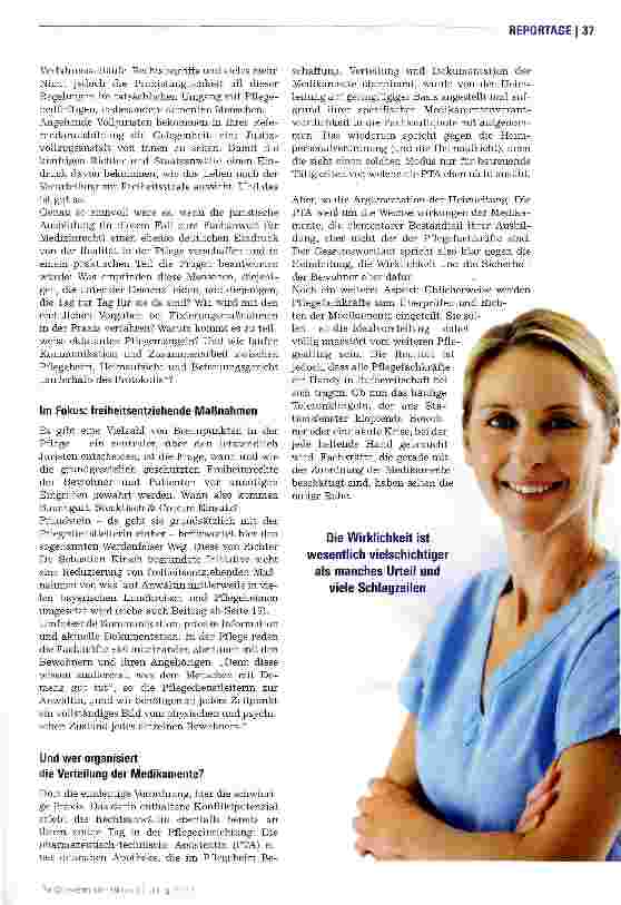 Vorschauseite 2: Raus aus der Akte, rein in den Pflegealltag
