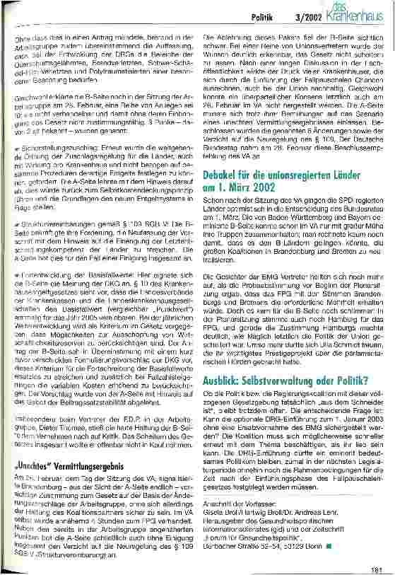 Vorschauseite 3: FPG: Vom Bundesrat zum Vermittlungsausschuss - und zurück