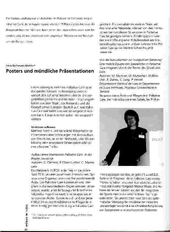 Vorschauseite 1: Posters und mündliche Präsentation