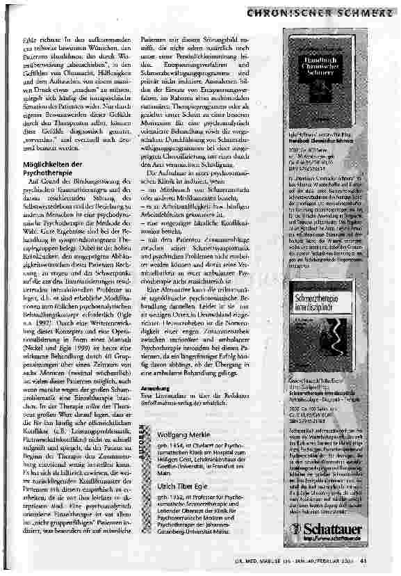 Vorschauseite 4: Somatoforme Schmerzpatienten