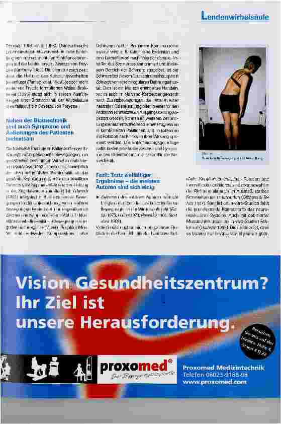 Vorschauseite 6: Biomechanische Zusammenhänge bei Bewegungen der Lendenwirbelsäule