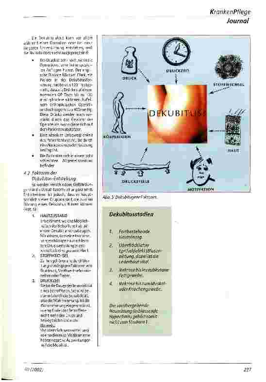 Vorschauseite 6: Prophylaxe von Dekubitalulcera - Teil 1 Vorbeugen, Hauterhaltung und Druckentlastung