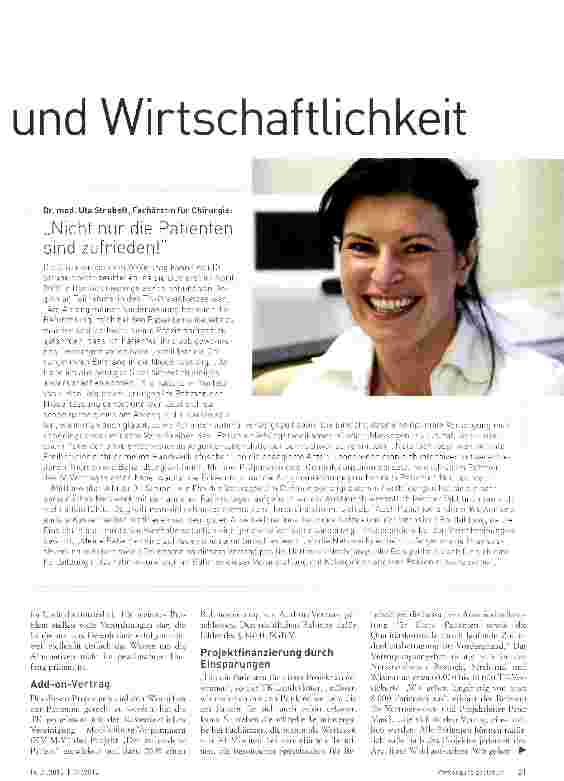 Vorschauseite 2: Im Visier: Qualität, Service und Wirtschaftlichkeit