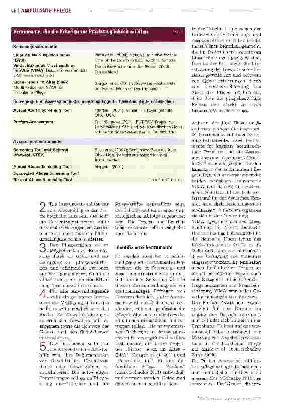 Vorschauseite 3: Instrumente zur Risikoeinschätzung