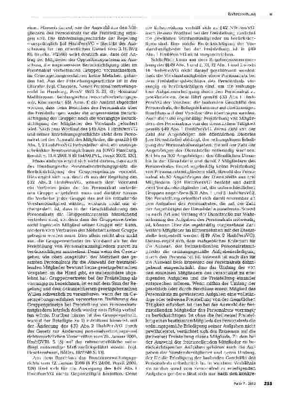 Vorschauseite 2: Freistellung von Personalratsmitgliedern