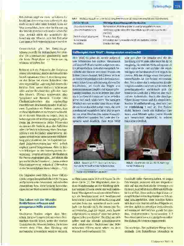 Vorschauseite 2: Wundversorgung in der Palliative Care (Teil 1)