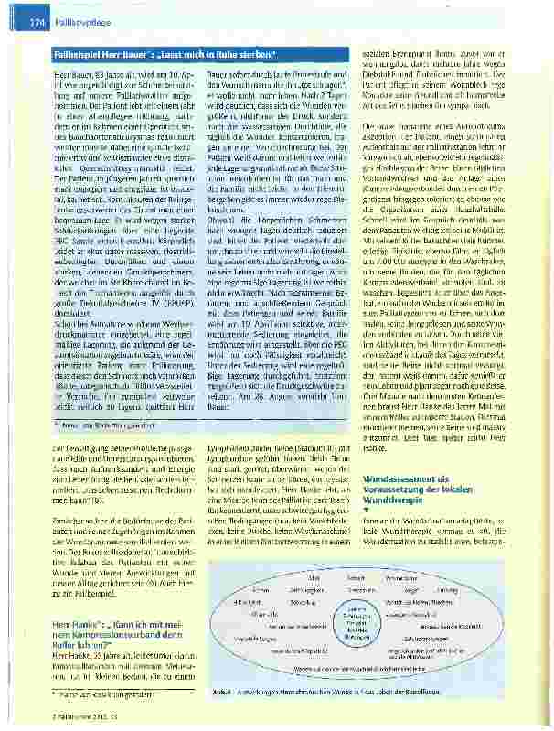 Vorschauseite 3: Wundversorgung in der Palliative Care (Teil 1)