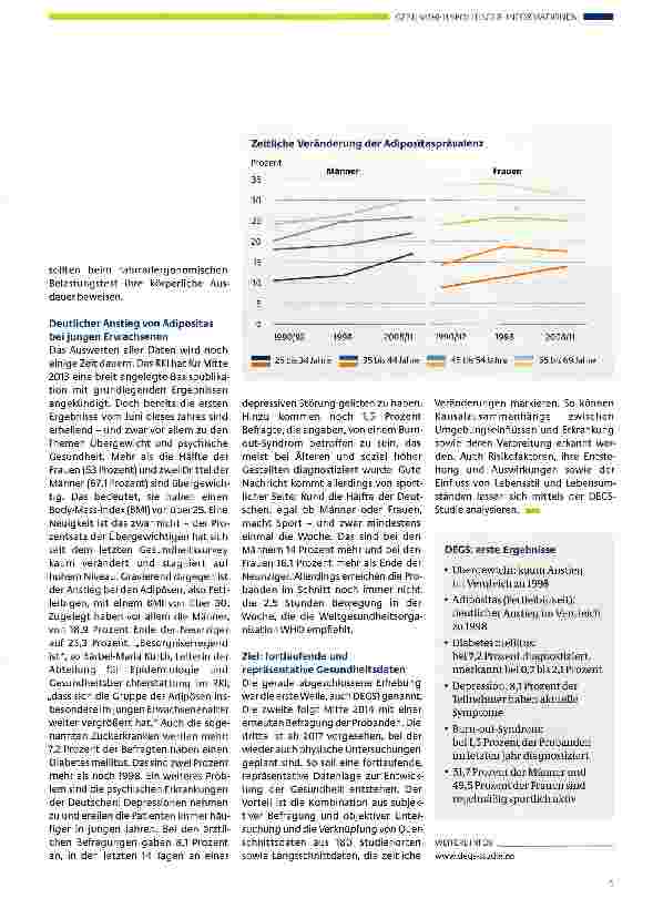 Vorschauseite 2: Mehr Dicke, mehr Sportler