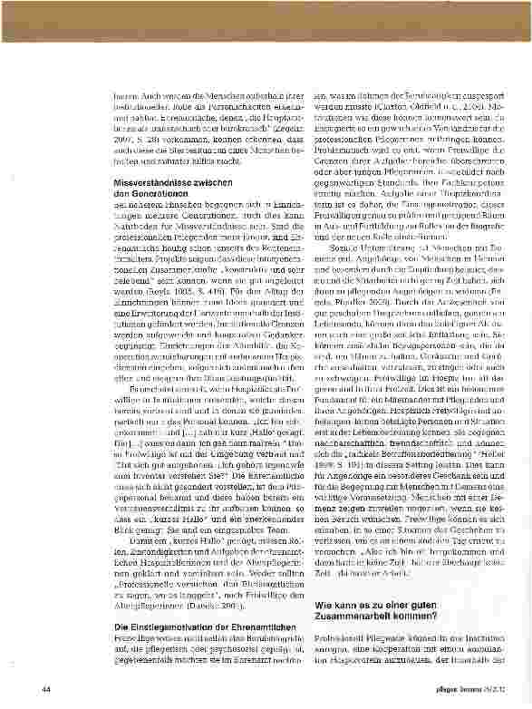 Vorschauseite 3: Miteinander oder nebeneinander?