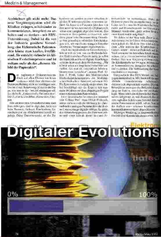 Vorschauseite 1: Digitaler Evolutionsprozess