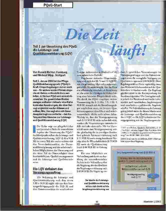 Vorschauseite 1: Die Zeit läuft!