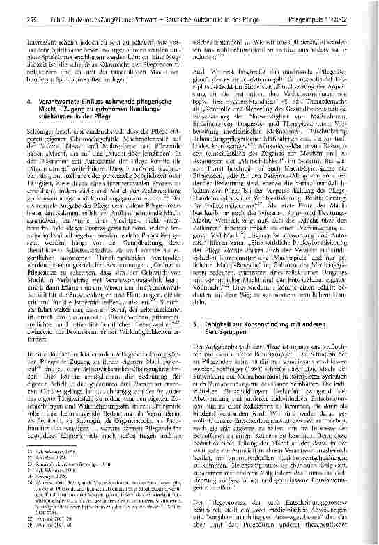 Vorschauseite 3: Berufliche Autonomie in der Pflege (2. Teil)
