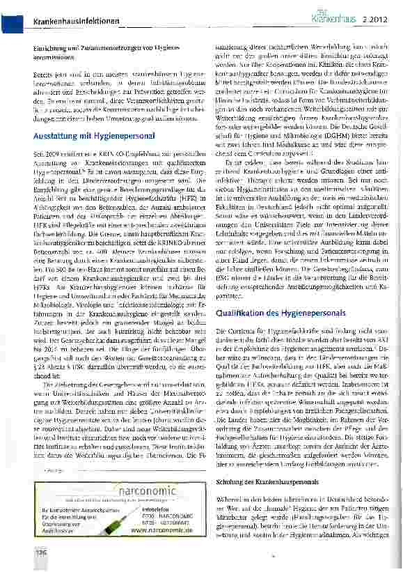 Vorschauseite 3: Das neue „Hygienegesetz und seine Implikationen für Krankenhäuser