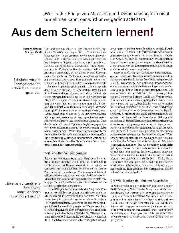 Vorschauseite 1: Aus dem Scheitern lernen!