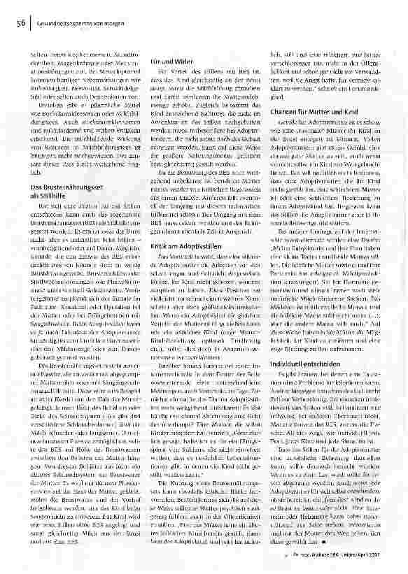 Vorschauseite 3: Adoptivkinder stillen