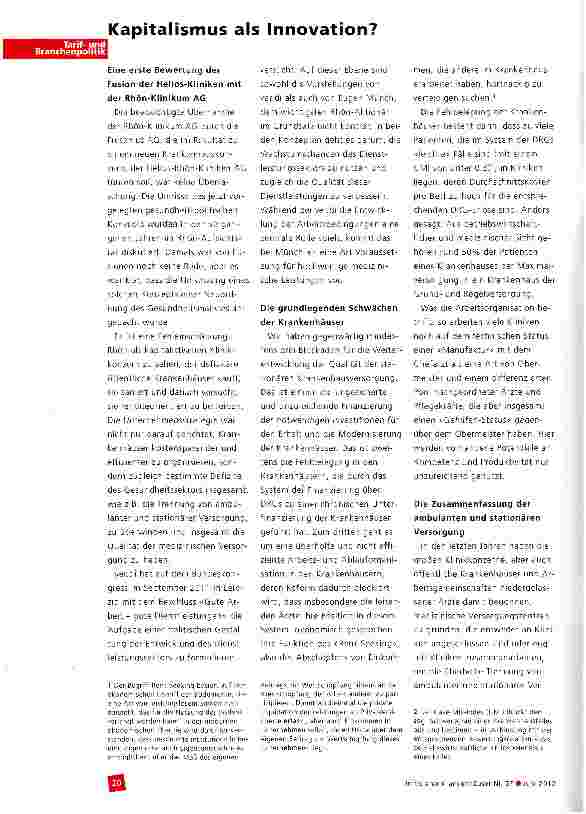 Vorschauseite 1: Kapitalismus als Innovation?