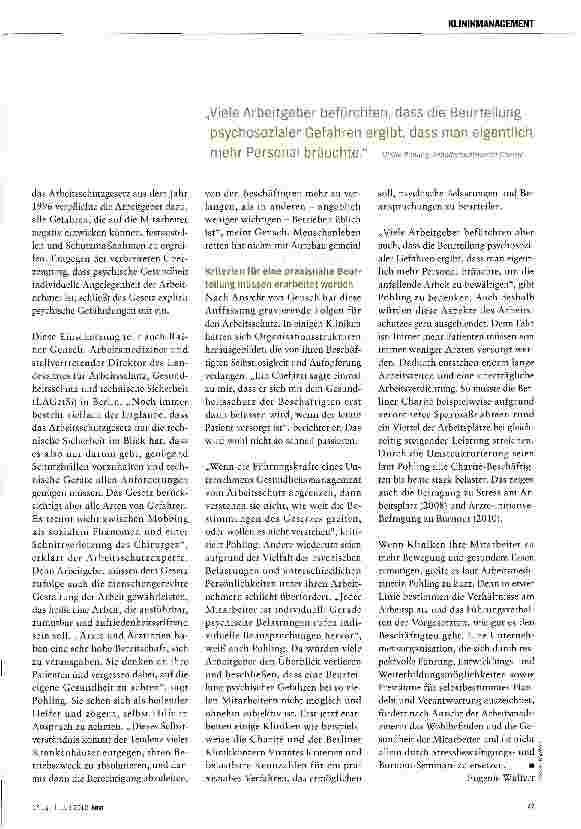 Vorschauseite 2: Die Psyche ist schützenswert