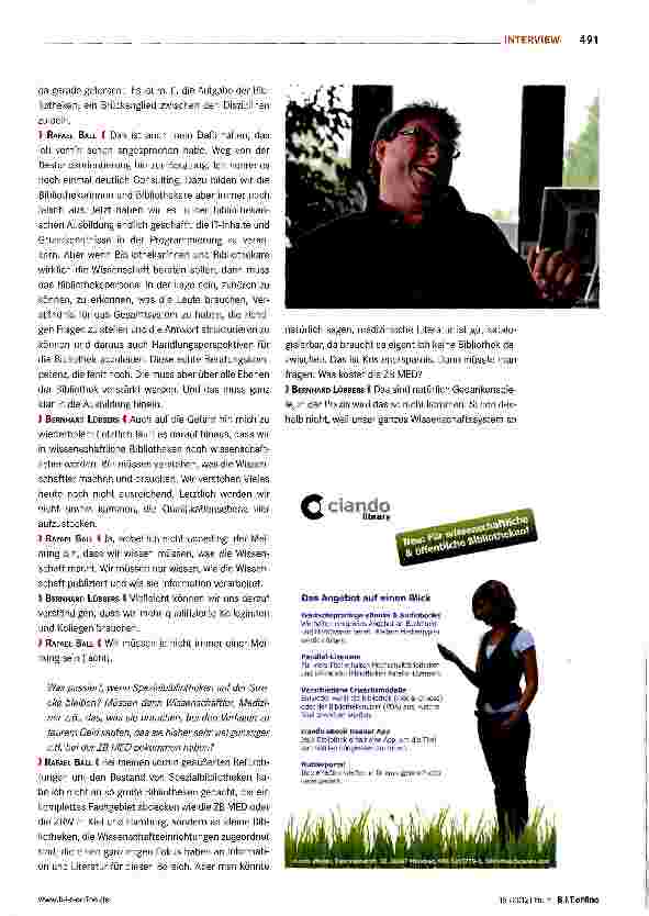Vorschauseite 6: Das Informationsmonopol der Bibliotheken ist gekippt