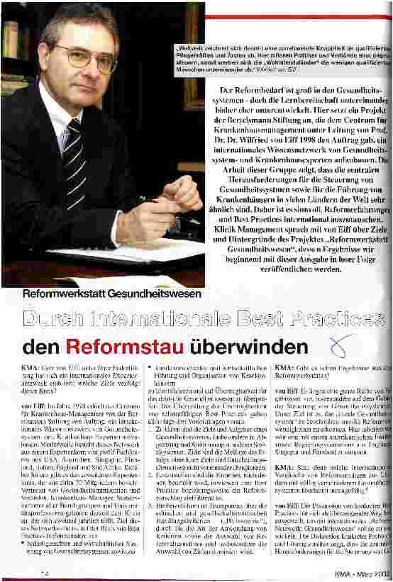 Vorschauseite 1: Durch internationale Best Practices den Reformstau überwinden