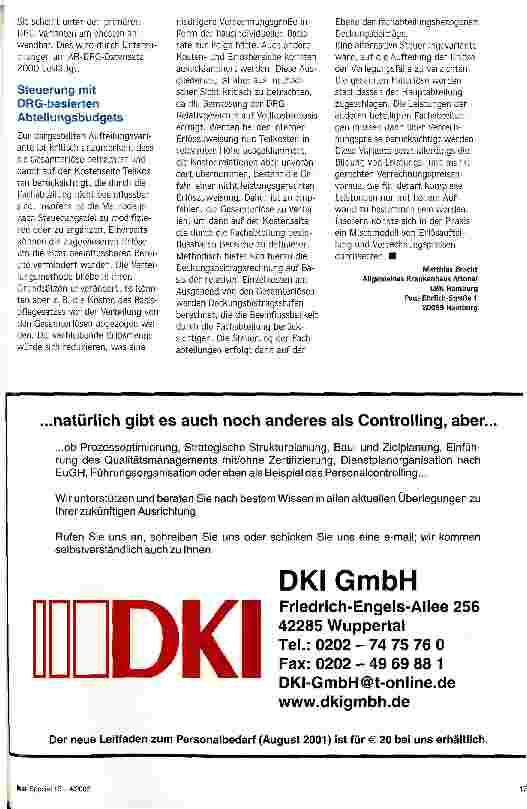 Vorschauseite 5: Steuerungsinstrumente anpassen Berechnung von DRG-basierten Fachabteilungsbudgets